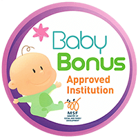 Baby Bonus approved institution logo